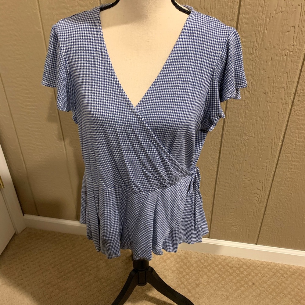 Delancy studio peplum Tee  1x